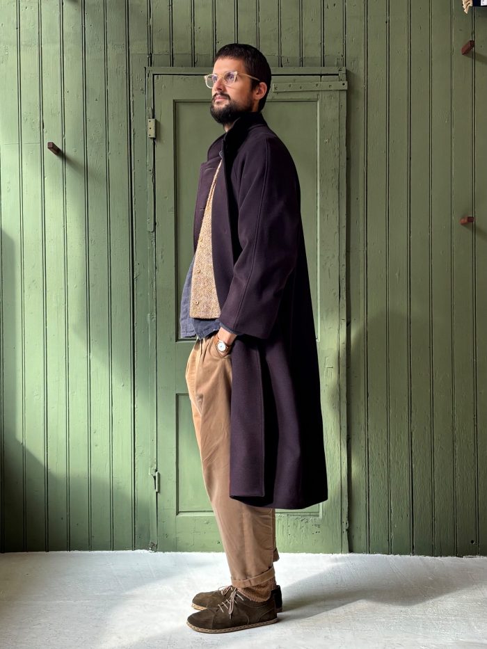 Hansom Overcoat | Plum Wool - Image 5