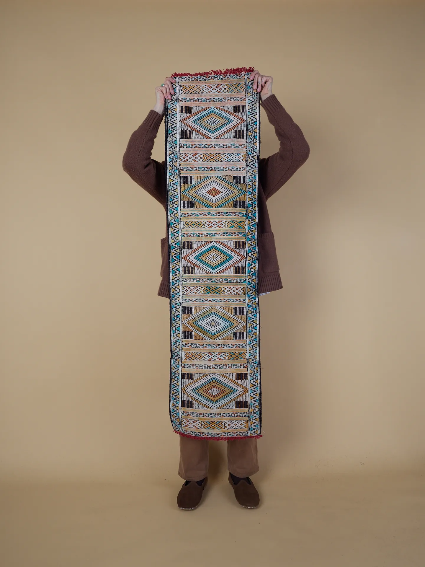 Small Moroccan Kilim Runner - Image 1