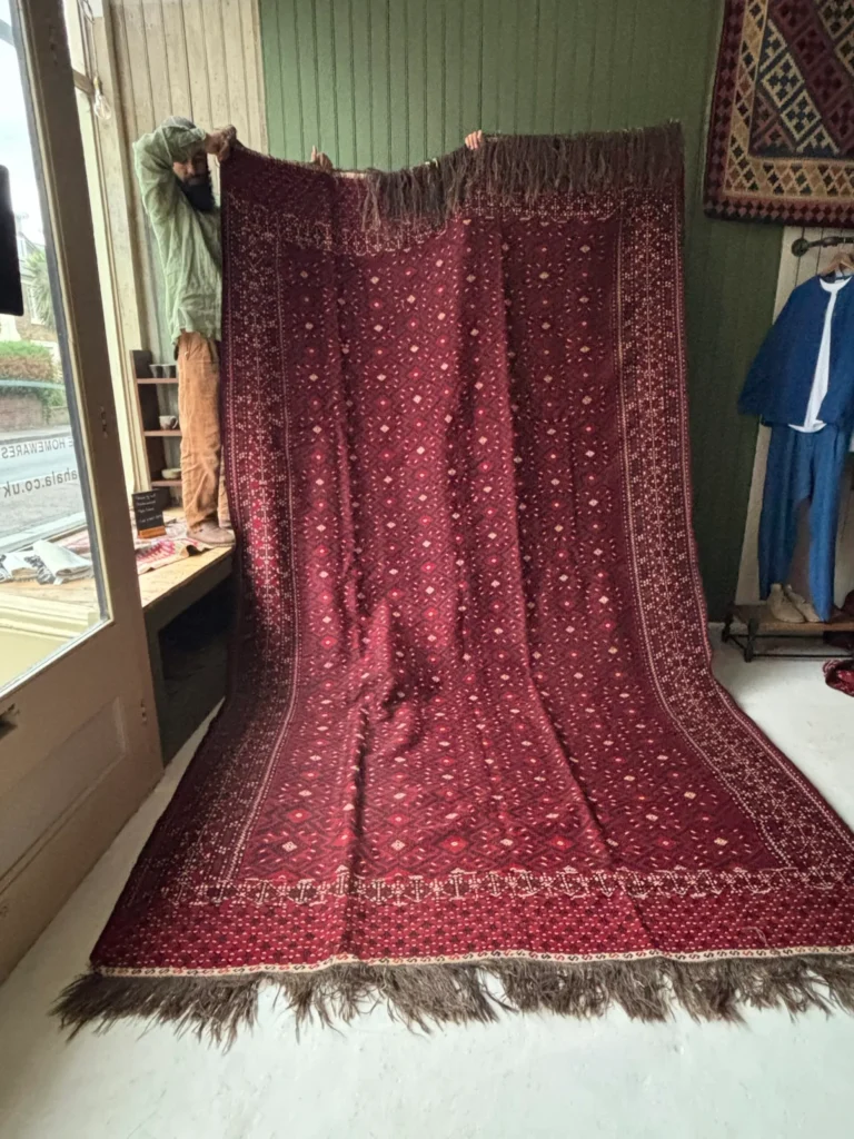 Large Turkmen Kilim Rug