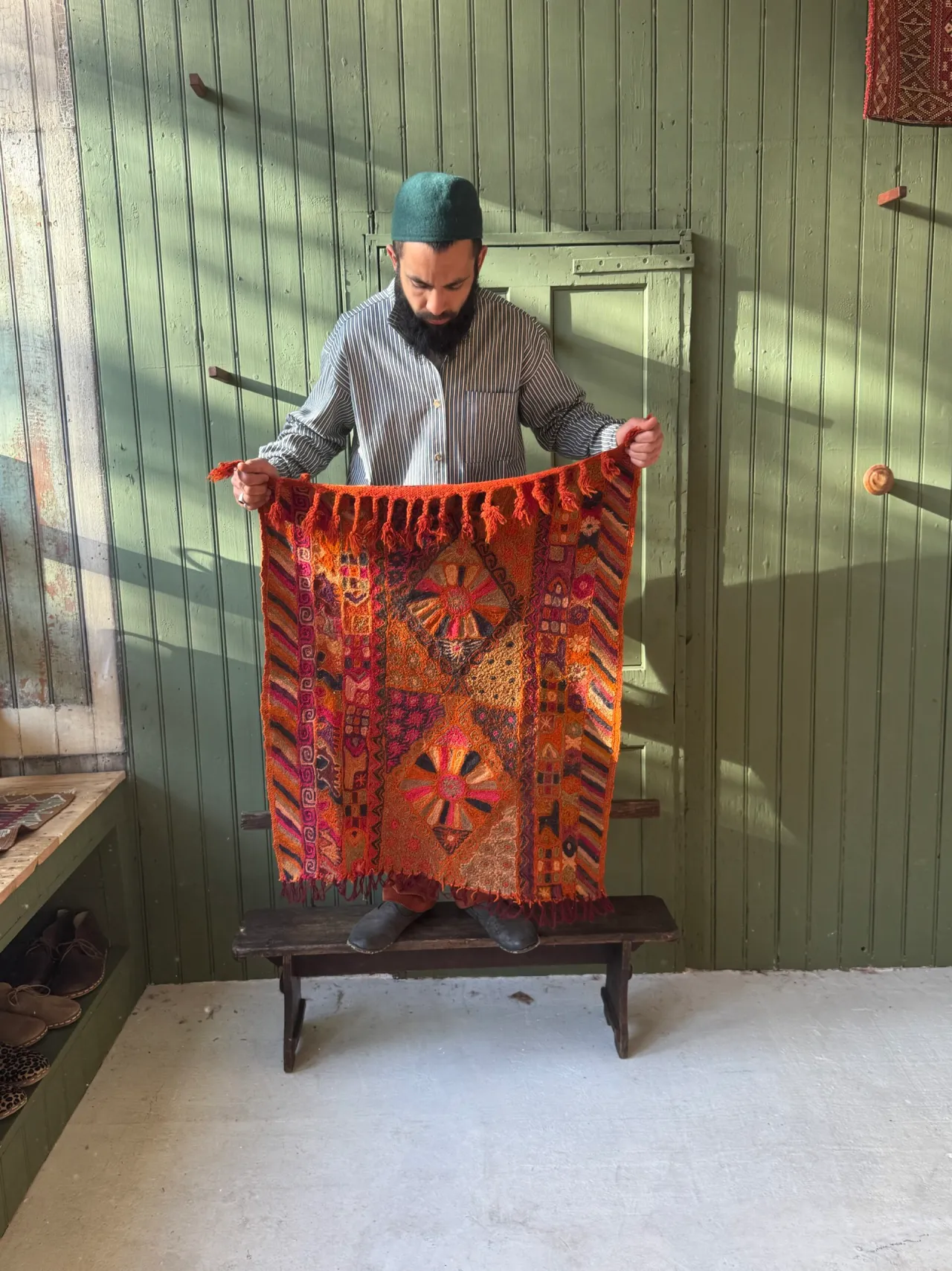 Small Iraqi Kilim Rug - Image 2