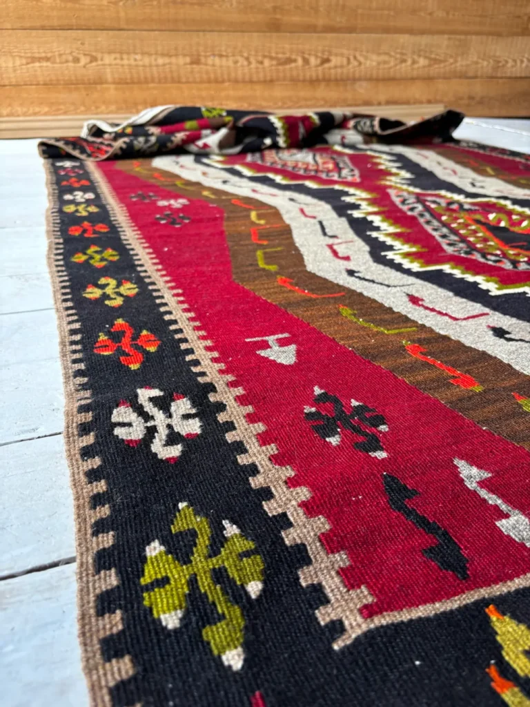 Large Turkish Kilim Rug